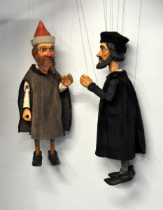 staří přátelé  – Jeroným Pražský s mistrem Janem Husem
