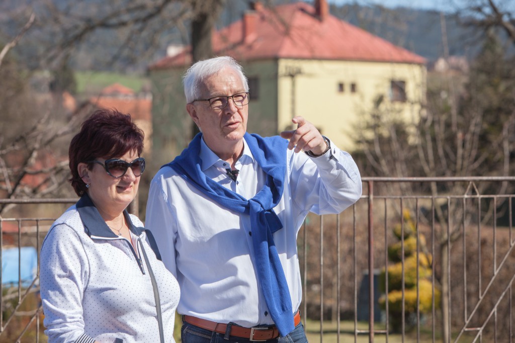 Jiří Drahoš s manželkou