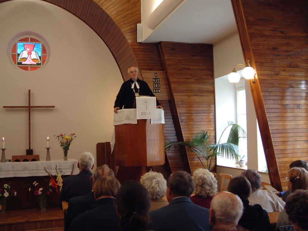 Jako synodní senior v roce 2002