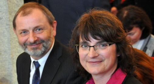 Manželé Chamrádovi obdrželi cenu „Stavitelé mostů“