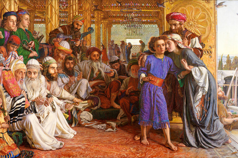 Dítě a chlapec Ježíš jako symbol nového času