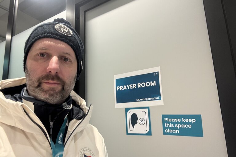 Na olympiádě se snažím být přátelskou přítomností církve